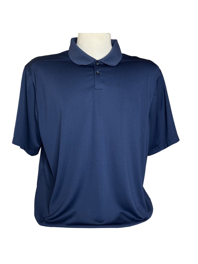 Nike Golf Polo Shirt Mens Xxl Blue Activewear Drifit Casual